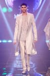 Shop_Itrh_Blue Embellishment Crystal Umberto Sherwani Pant Set For Men_Online_at_Aza_Fashions