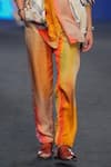 Shop_Mahima Mahajan_Multi Color Organza Satin Plain Ombre Effect Pant _Online_at_Aza_Fashions