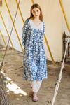 Shop_Missprint_Blue Cotton Printed Tunic_Online_at_Aza_Fashions