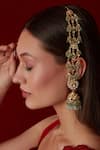 Paisley Pop_Long Embellished Jhumki Earrings_Online_at_Aza_Fashions