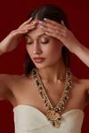 Buy_Paisley Pop_Bead Drop Pendant Necklace_Online_at_Aza_Fashions