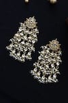 Buy_Paisley Pop_Gold Plated Kundan Embellished Earrings _Online_at_Aza_Fashions