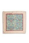 Rabani & Rakha_Multi Color Floral Mandala Pocket Square And Neck Stole Gift Box - Set Of 2 _Online_at_Aza_Fashions