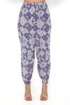 PS Pret by Payal Singhal_Blue Rayon Floral Round Top And Joggers Set  _at_Aza_Fashions