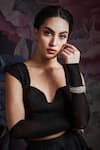 Shop_Paisley Pop_Gold Plated Polki Victorian Bangle _Online_at_Aza_Fashions
