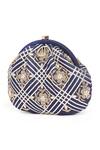 Buy_Quirky Tales_Glu Zardozi Embellished Pouch_Online_at_Aza_Fashions