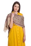 Buy_Shingora_Beige Embroidery Fringe Border Shawl _Online_at_Aza_Fashions