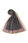Buy_Shingora_Black Woven Pure Wool Floral Embroidered Jaali Shawl _Online_at_Aza_Fashions