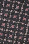 Shingora_Black Woven Pure Wool Floral Embroidered Jaali Shawl _at_Aza_Fashions