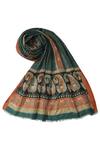Buy_Shingora_Floral And Paisley Print Shawl_Online_at_Aza_Fashions