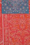Shop_Shingora_Red Printed Flower Stole _Online_at_Aza_Fashions