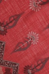 Shingora_Maroon Woven Floral Pattern Stole _at_Aza_Fashions