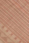Shingora_Maroon Woven Jacquard Stripe Pattern Stole _at_Aza_Fashions