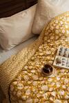 Buy_Raamae_Lyla Block Print Quilt With Pillow Cover_Online_at_Aza_Fashions