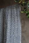 Buy_Raamae_Bouti Chevron Block Print Quilt With Pillow Covers_Online_at_Aza_Fashions