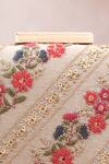 Buy_Amyra_Multi Color Embroidery, Sequins Resham Floral Box Clutch_Online_at_Aza_Fashions
