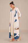 Buy_AMPM_Ivory Linen Betel Inner V Neck Motif Jacket And Pant Set _Online_at_Aza_Fashions