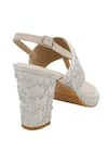 Buy_Veruschka by Payal Kothari_Off White Zardozi And Pitta Sarangi Embroidered Heels_Online_at_Aza_Fashions