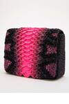 Buy_Doux Amour_Medusa Ombre Embellished Bag_Online_at_Aza_Fashions