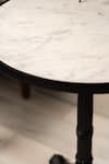 Buy_S.G. Home_White Metal And Marble Accent Table _Online_at_Aza_Fashions