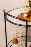 S.G. Home_White Metal And Marble Monique Bar Cart _at_Aza_Fashions