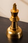 Buy_S.G. Home_Gold Metal Check Mate King Accent_Online_at_Aza_Fashions