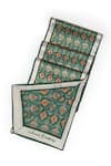 Buy_Rabani & Rakha_Multi Color Printed Floret Neck Stole And Pocket Square Gift Box - Set Of 2_Online_at_Aza_Fashions