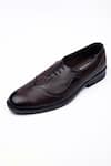 Buy_Schon Zapato_Brown Oxford Brogue Pattern Shoes _Online_at_Aza_Fashions