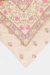 Ritu Kumar_Pink Printed Koshambi Double Quilt _Online_at_Aza_Fashions