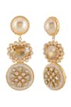 Shop_Bblingg_Gold Plated Crystal Sanah Embellished Dangler Earrings_Online_at_Aza_Fashions