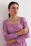 Shop_Shipraa Grover_Purple Chanderi Embroidered Zardozi Square Neck Inara Kurta Sharara Set _Online_at_Aza_Fashions