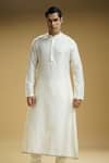 Kommal Sood Off White Cotton Silk Solid Anarkali Kurta Set Online at Aza Fashions Kommal Sood_Off White Cotton Silk Solid Anarkali Kurta Set _Online_at_Aza_Fashions
