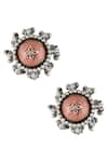 Tribe Amrapali_Red Enamel Ghungroo Drop Toe Ring - Single Pc _Online_at_Aza_Fashions