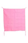 My Gift Booth_Pink Canvas Portable Teepee Tent With Padded Mat_at_Aza_Fashions