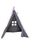 Buy My Gift Booth Black Cotton Print Chevron Teepee Tent Online at Aza Fashions Buy_My Gift Booth_Black Cotton Print Chevron Teepee Tent_Online_at_Aza_Fashions