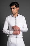 Buy_Raghavendra Rathore Jodhpur_White Cotton Shirt _Online_at_Aza_Fashions