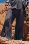 Shop_Sahil Kochhar_Grey Suting Visham Trouser  _Online_at_Aza_Fashions