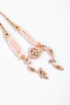 Zevar King_Multi Color Kundan Semi-precious Stones And Pearls Embellished Jadau Necklace Set_at_Aza_Fashions