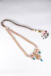 Shop_Zevar King_Multi Color Jadau Kundan Embellished Necklace Set_Online_at_Aza_Fashions