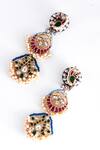 Buy_Zevar King_Multi Color Jadau Kundan Embellished Handmade Necklace Set 