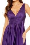 Shop_Mac Duggal_Purple Polyester Plunge Neck Maxi Dress _Online_at_Aza_Fashions