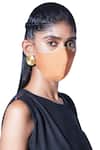 Buy_Ampm_Brown Chanderi Unisex Face Mask Single Pc_at_Aza_Fashions