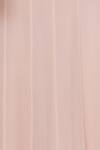 Madsam Tinzin_Peach Asymmetric Top With Pleated Skirt And Dupatta_at_Aza_Fashions