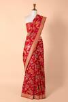 Buy_Ekaya_Red Silk Woven Banarasi Kadwa Saree For Women_at_Aza_Fashions