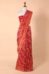 Buy_Ekaya_Red Silk Woven Banarasi Kadwa Saree For Women_at_Aza_Fashions
