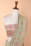 Ekaya_Green Silk Woven Banarasi Kadwa Saree For Women_Online_at_Aza_Fashions