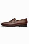 Shop_3dm Lifestyle_Brown Penny Leather Loafers _Online_at_Aza_Fashions