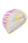 Shop_Hair Drama Co_White Tie Dye Hand Turban _Online_at_Aza_Fashions