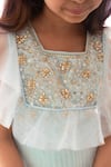 Buy_Pa:Paa_Blue Embroidered Dress  _Online_at_Aza_Fashions