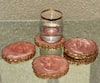 Buy_Mason Home_Pink Lava Resin Coasters Set Of 6_at_Aza_Fashions
